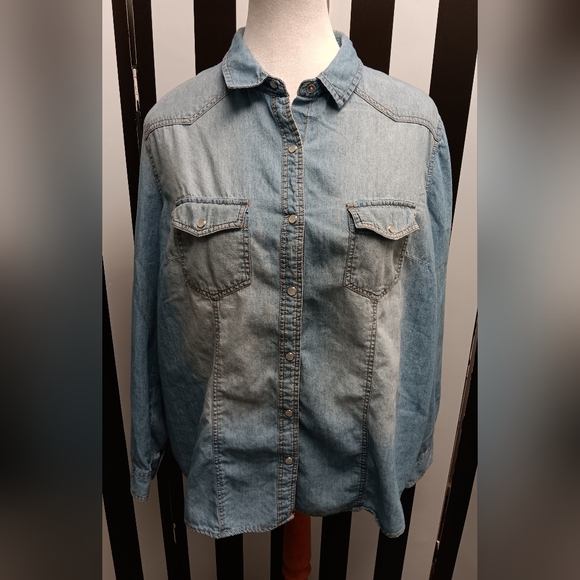 talla mas Tops - Talla mas button down